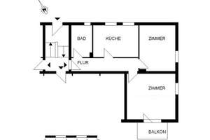 Wenn nicht hier, wo dann und sogar ein Balkon mit dran. – Lüttringhauser Straße 13, 42897 Lennep Nord, Remscheid – Vorschaubild 11