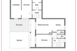 Ihr privates Garten-Paradies: Moderne 3 Zimmer-Wohnung mit Stil – Die vollständige Adresse der Immobilie erhältst du vom Anbieter., 86156 Kriegshaber, Augsburg – Vorschaubild 8