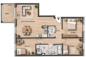4-Zimmer-Neubauwohnung mit Balkon & Aufzug nahe S+U Lichtenberg – Einbecker Straße 76, 10315 Friedrichsfelde, Berlin – Vorschaubild 15