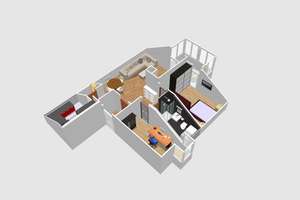 Solide 3 Zimmer Dachgeschosswohnung mit Ausblick und Wintergarten in grüner Hinterhof Idylle – Am Gangsteig 21, 85551 Kirchheim bei München – Vorschaubild 11