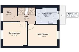 Ohlenhof | Ansprechendes Reihenmittelhaus mit Balkon und Terrasse – Die vollständige Adresse der Immobilie erhältst du vom Anbieter., 28239 Ohlenhof, Bremen – Vorschaubild 20