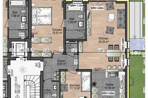 Traumhafte Wohnsinfonien/EG-Wohnung Farbton – Chopinstraße 42, 40593 Benrath, Düsseldorf – Vorschaubild 3