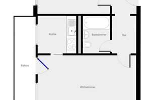 Noch im Feinschliff – bald zum Wohlfühlen bereit - Deine neue 2-Zimmer-Wohnung! – Helbigsdorfer Weg 8, 1169 Gorbitz-Ost, Dresden – Vorschaubild 12