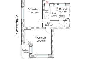 Süd-Balkon, EBK & ruhige Lage – Dürkheimer Straße 2, 12247 Lankwitz, Berlin – Vorschaubild 9