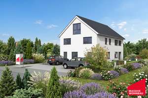 2 Doppelhaushälften in OF-Rumpenheim - Südhaus straßenseitig - Nordhaus gartenseitig -