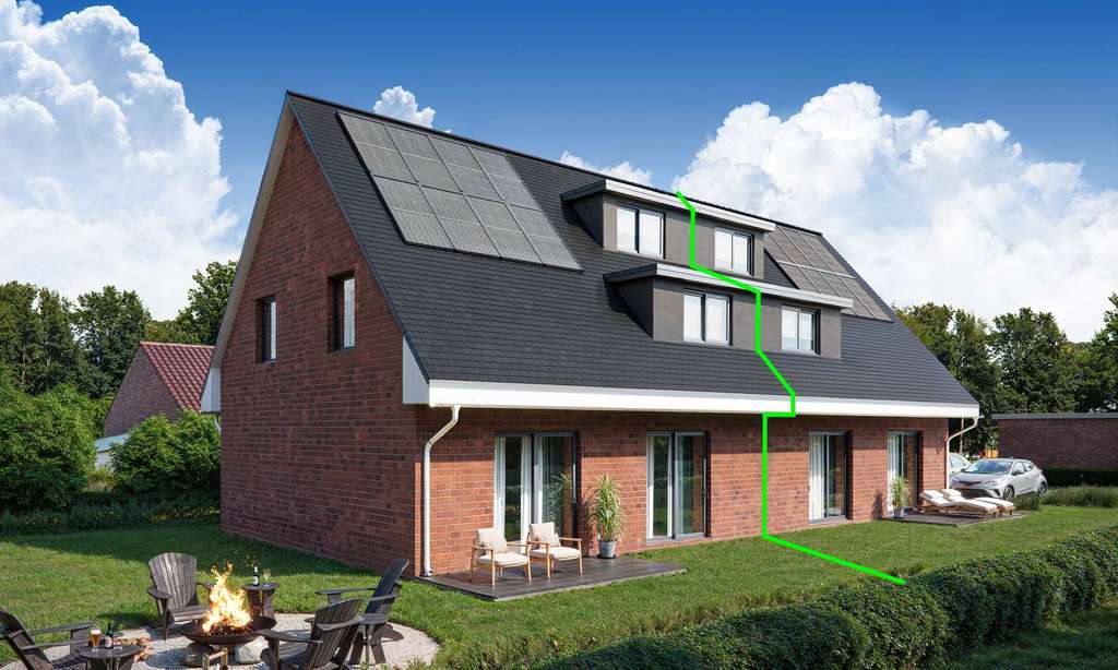 Immobilie in Scharbeutz - ggf. Meerblick | Neubau-Doppelhaushälfte in Toplage – nur 300 m zur Ostsee - Bild 1