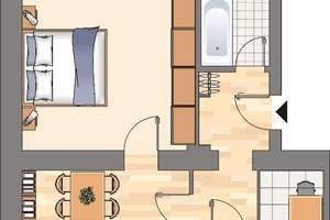 2-Zimmer Wohnung in Dortmund Bövingahusen – 44388 Bövinghausen, Dortmund – Vorschaubild 2