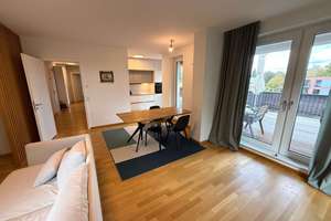 Penthouse-Feeling auf höchstem Niveau: 50 m² Süd-Dachterrasse mit Blick ins Grüne – Frahmredder 58, 22393 Sasel, Hamburg – Vorschaubild 3
