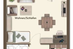 Attraktive 1-Zimmer-Wohnung mit Balkon direkt am Rhein in Köln-Rodenkirchen – Die vollständige Adresse der Immobilie erhältst du vom Anbieter., 50996 Rodenkirchen (Ortsteil), Köln – Vorschaubild 7