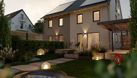 Bild von Große Doppelhaushälfte inkl. Grundstück, Photovoltaik und Batteriespeicher im Zentrum von Anspach