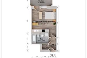 Zu sofort und hoch hinaus im 6. OG! Tolle Single Wohnung m. Balkon – Werner- Heisenberg-Str. 25, 39106 Alte Neustadt, Magdeburg – Vorschaubild 10