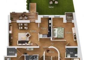 FAMILIENWOHNUNG MIT GARTEN | 4 Zimmer und so viel Platz zum Glücklichsein – Die vollständige Adresse der Immobilie erhältst du vom Anbieter., 4129 Eutritzsch, Leipzig – Vorschaubild 15