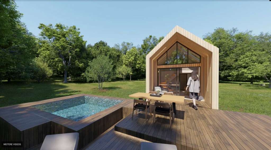 Immobilie in Höfen an der Enz - CHALET in 4 Größen:Kleines Haus im Schwarzwald ab 120.000 € inkl Infrastruktur (Pacht) - Bild 1