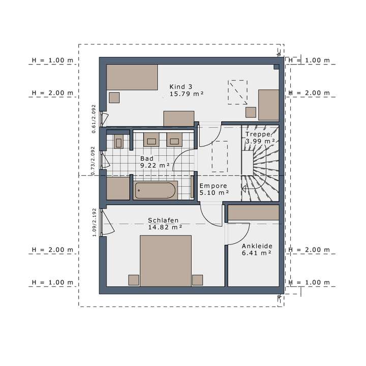 Grundriss Dachgeschoss