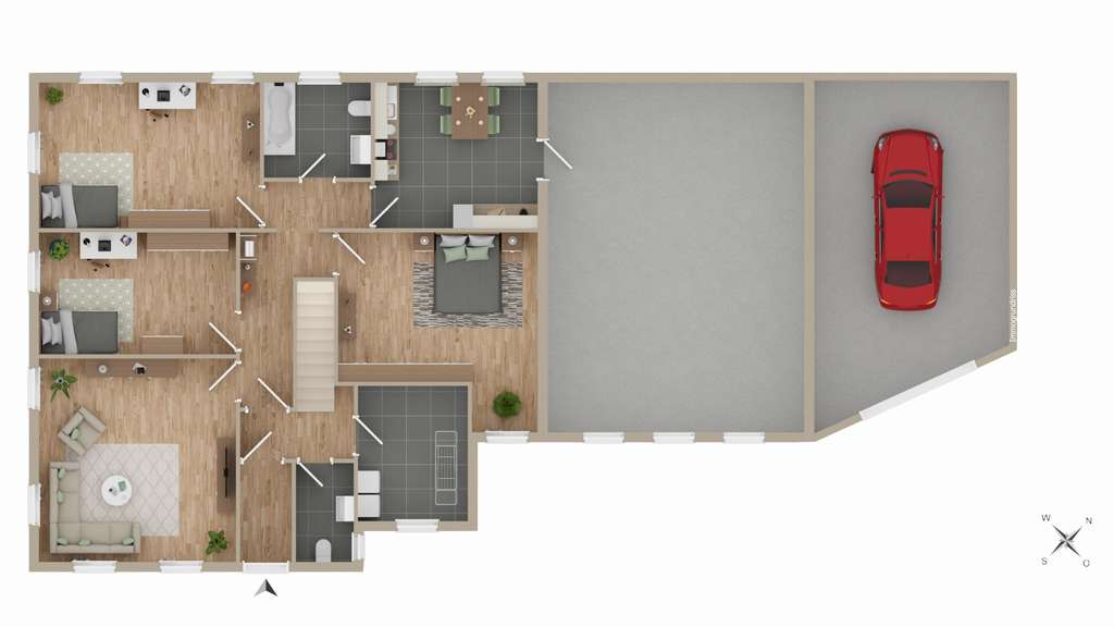 Immobilie in Remseck am Neckar - Gastgeber beim nächsten Zuckerfest: Ihr Traumhaus für 3 Familien + Extra-Grundstück!! - Bild 1