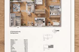Großzügig wohnen, entspannt leben – 4-Zimmer-Wohnung mit besonderem Flair – Sankt-Gallen-Ring 231, 90431 Gaismannshof, Nürnberg – Vorschaubild 8