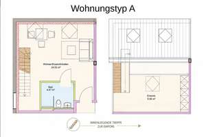 Moderne 1-Zimmer-Wohnung mit Empore 
1. Bezug nach Kernsanierung in Mönchengladbach-Dahl 
Nähe Hoc – Die vollständige Adresse der Immobilie erhältst du vom Anbieter., 41065 Dahl, Mönchengladbach – Vorschaubild 44