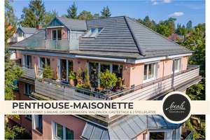 Penthouse-Maisonette am Tegeler Forst:5 Zimmer, Dachterrassen, Waldblick, Gästeetage & 2 Stellplätze