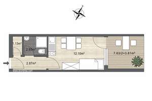 Kompaktes 1-Zimmer-Apartment in der Maxvorstadt – Die vollständige Adresse der Immobilie erhältst du vom Anbieter., 80333 Josephsplatz, München – Vorschaubild 2