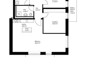EICHE43 + Neubau zwischen Stadt und Grün + 3-Zimmer-Eigentumswohnung – Die vollständige Adresse der Immobilie erhältst du vom Anbieter., 24116 Schreventeich, Kiel – Vorschaubild 7