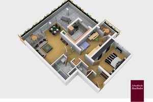 Stuttgart-Botnang: Attraktive 3,5-Zi.-Wohnung im 6. OG, Terrasse/Loggia, Parkett & Einbauküche +++ – Belaustraße 18A, 70195 Botnang-Süd, Stuttgart – Vorschaubild 43