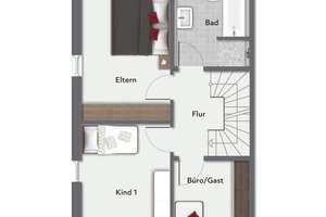 Exklusive Neubau Doppelhaushälfte (Haus 3) – Waldstraße 15, 85461 Bockhorn – Vorschaubild 3