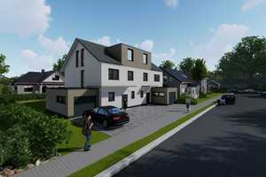 Neubau Doppelhaushälften in schöner Lage, flexible Grundrisse; Umplanung zum Mehrgenerationenhaus – Plittersdorferstraße 44, 76437 Rastatt (Kreis) – Vorschaubild 3