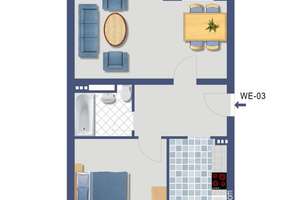 Drei-Zimmer-Wohnung ab sofort bezugsfrei – Lerchenweg 9, 64291 Arheilgen, Darmstadt – Vorschaubild 3