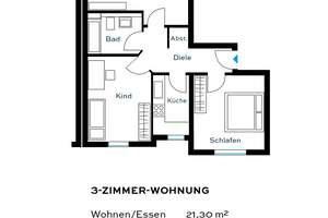 Barrierefreie 3-Zimmer-Erdgeschosswohnung im beliebten Quellenhof – Wiesbaden Komfortables Wohnen – Die vollständige Adresse der Immobilie erhältst du vom Anbieter., 65205 Erbenheim, Wiesbaden – Vorschaubild 2