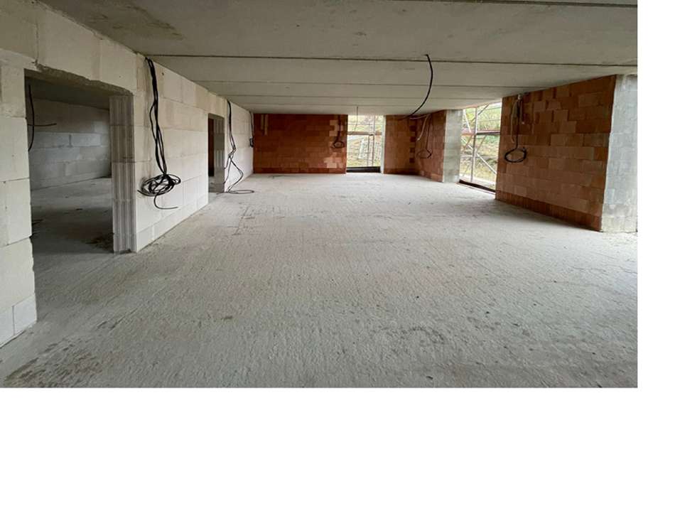 Rohbau Haus 1 OG Wohnraum