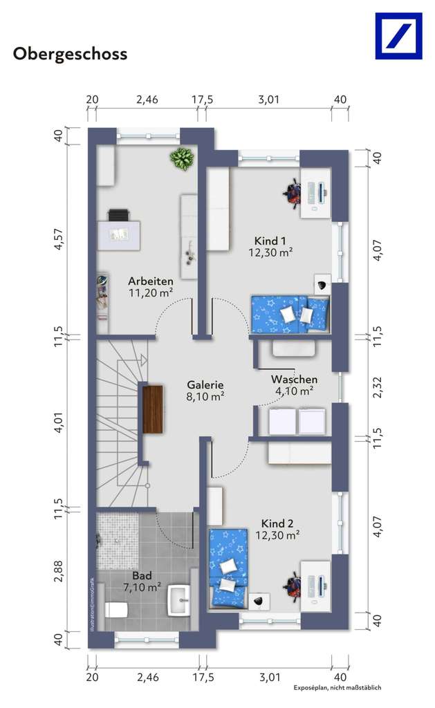 Immobilie in Verl - Moderne und hochwertige Doppelhaushälfte im besten KFW 40 Standard in Verl!
 - Bild 3