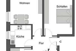Neubauwohnung im Erstbezug! Gute Wohnlage und tolle Ausstattung! – Sonnenkamp Allee 13, 38446 Almke, Wolfsburg – Vorschaubild 3