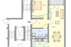 Schöne 3-Zimmer-Wohnung im Regensburger Viertel – Regensburger Straße 348, 90480 Zerzabelshof, Nürnberg – Vorschaubild 1