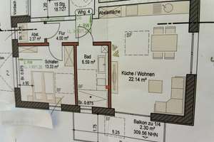 Neubau-2 Zimmer Wohnung in Aachen Schmithof – Ardennenstraße 71 A, 52076 Walheim, Aachen – Vorschaubild 3