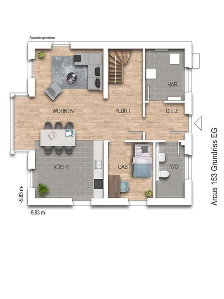 Immobilie in Staudernheim - Moderne Stadtvilla mit Erker und Balkon! Massiv! Schlüsselfertig! Heinz von Heiden - Bild 1