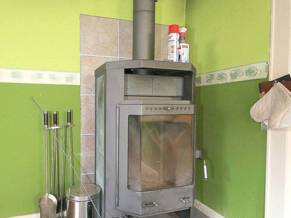 Ofen im Wohnzimmer