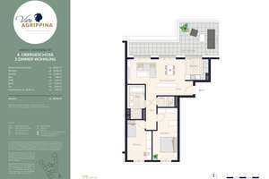 Viva Agrippina: Stilvolle 3-Zimmer-Wohnung mit Dachterrasse im 4. OG am Rhein – Riehler Straße 88, 50668 Neustadt/Nord, Köln – Vorschaubild 2