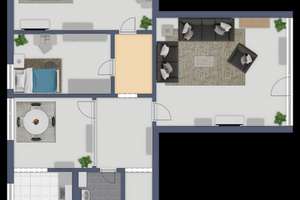 Wunderschöne sanierte 3 Zimmer Wohnung, mit Balkon im Herzen von Schilksee. – Niobeweg 15, 24159 Schilksee, Kiel – Vorschaubild 11
