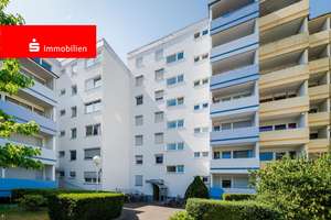 Frankfurt-Nied: Barrierearme 2-Zimmer-Erdgeschosswohnung mit Balkon und TG-Stellplatz 
