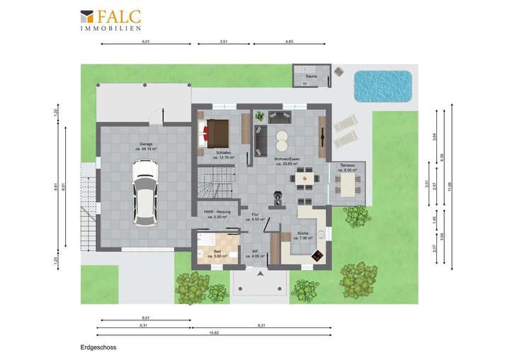 Grundriss Erdgeschoss