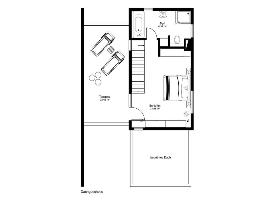 Grundriss Dachgeschoß