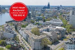 VIVA AGRIPPINA: 4 Zimmer, 103,35 m², Loggia im 1. OG – Wohnen nahe dem Rhein