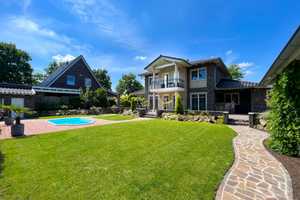La Dolce Vita daheim! Junge Stadtvilla im mediterranen Stil mit Pool, PV-Anlage und Feldblick! – Emsland (Kreis) – Vorschaubild 3