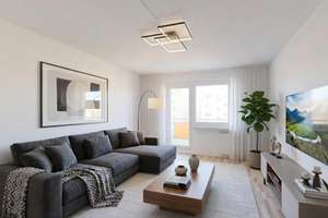 mit Einbauküche und sonnigem Südwest-Balkon – Am Bernsdorfer Hang 13, 9126 Bernsdorf, Chemnitz – Vorschaubild 3