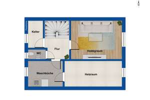 Gepflegtes RMH, ideal für eine Familie mit Terrasse, Balkon, Garage in Nürnberg-Reichelsdorf – Die vollständige Adresse der Immobilie erhältst du vom Anbieter., 90453 Reichelsdorf, Nürnberg – Vorschaubild 19