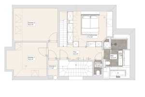 Refugium über den Dächern der Stadt -exklusiv, liebevoll, inspirierend -Maisonette Whg. mit Terrasse – Leuschnerstraße 62, 70176 Stuttgart – Vorschaubild 32