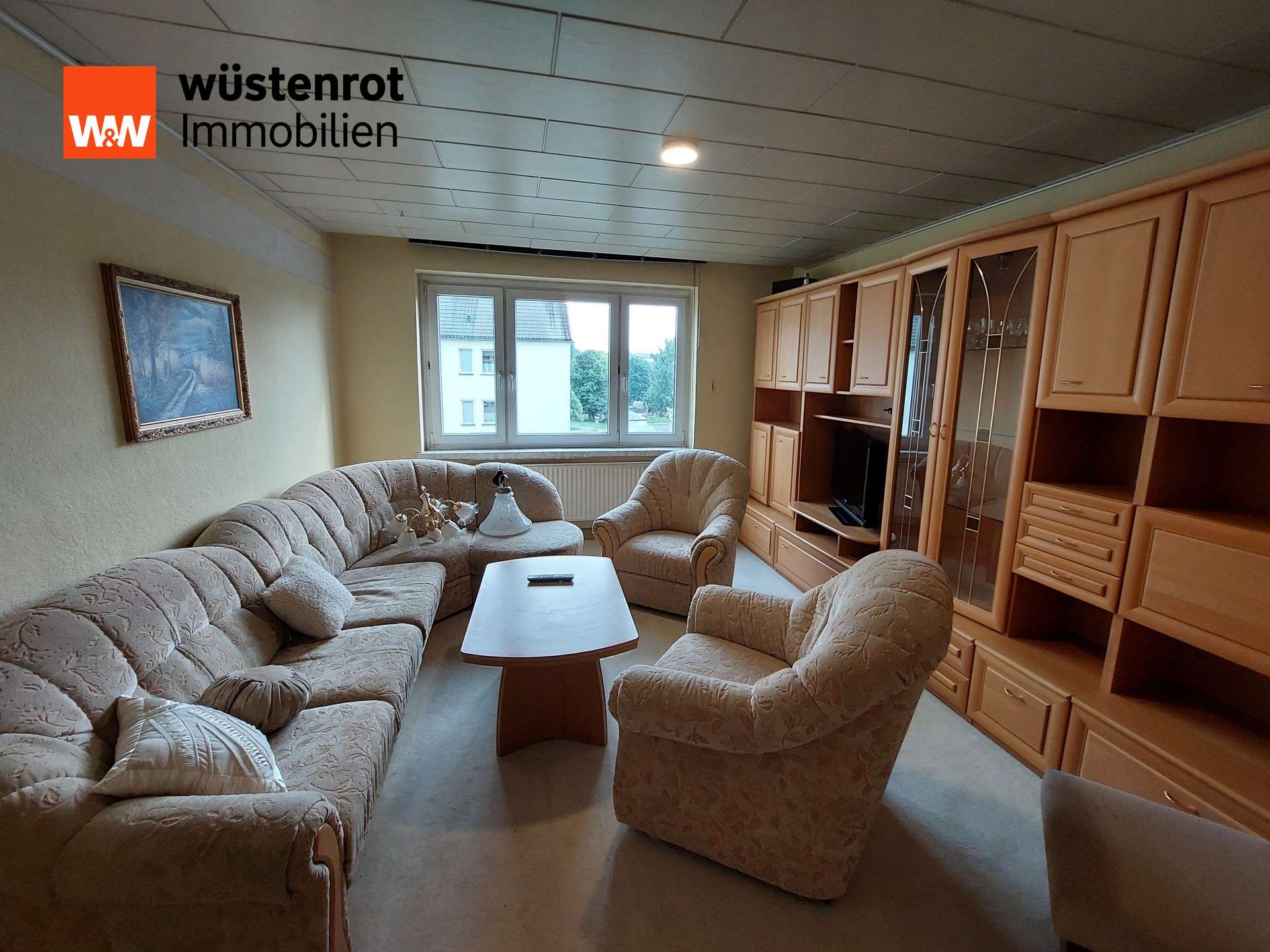 Immobilie in Zwönitz - Bezugsfreie 3 - Raum Wohnung mit funktionsfähigem Kachelofen und Einbauküche - Bild 2