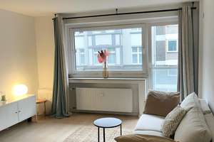 Befristete Untermiete (1.3.-30.6.): Möbliert 1-Zimmer Wohnung mit Balkon in Düsseldorf Pempelfort – Die vollständige Adresse der Immobilie erhältst du vom Anbieter., 40476 Pempelfort, Düsseldorf – Vorschaubild 1