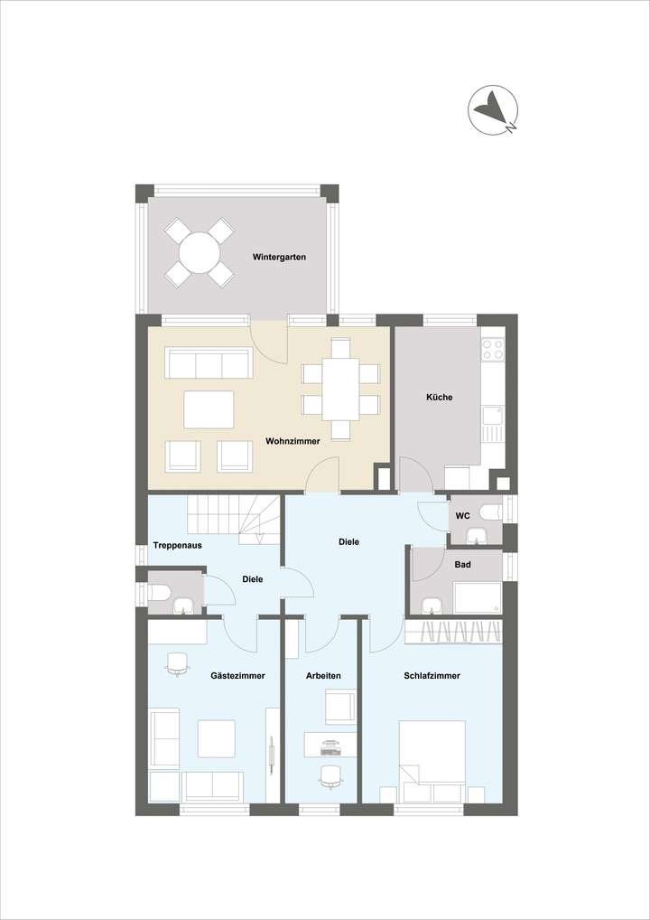 Grundriss Obergeschoss