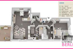 Elegante 3-Zimmer-Wohnung mit Wohlfühlfaktor in Berlin-Kaulsdorf!! – Die vollständige Adresse der Immobilie erhältst du vom Anbieter., 12621 Kaulsdorf, Berlin – Vorschaubild 8